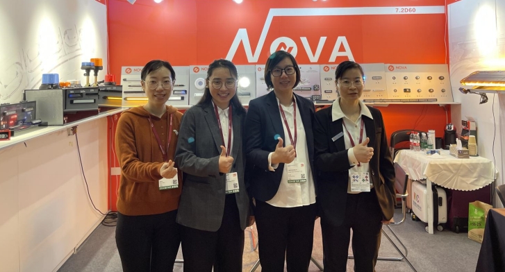 Виробник сигнальних ламп NOVA в Automechanika Shanghai